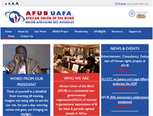 Tablet Screenshot of afub-uafa.org